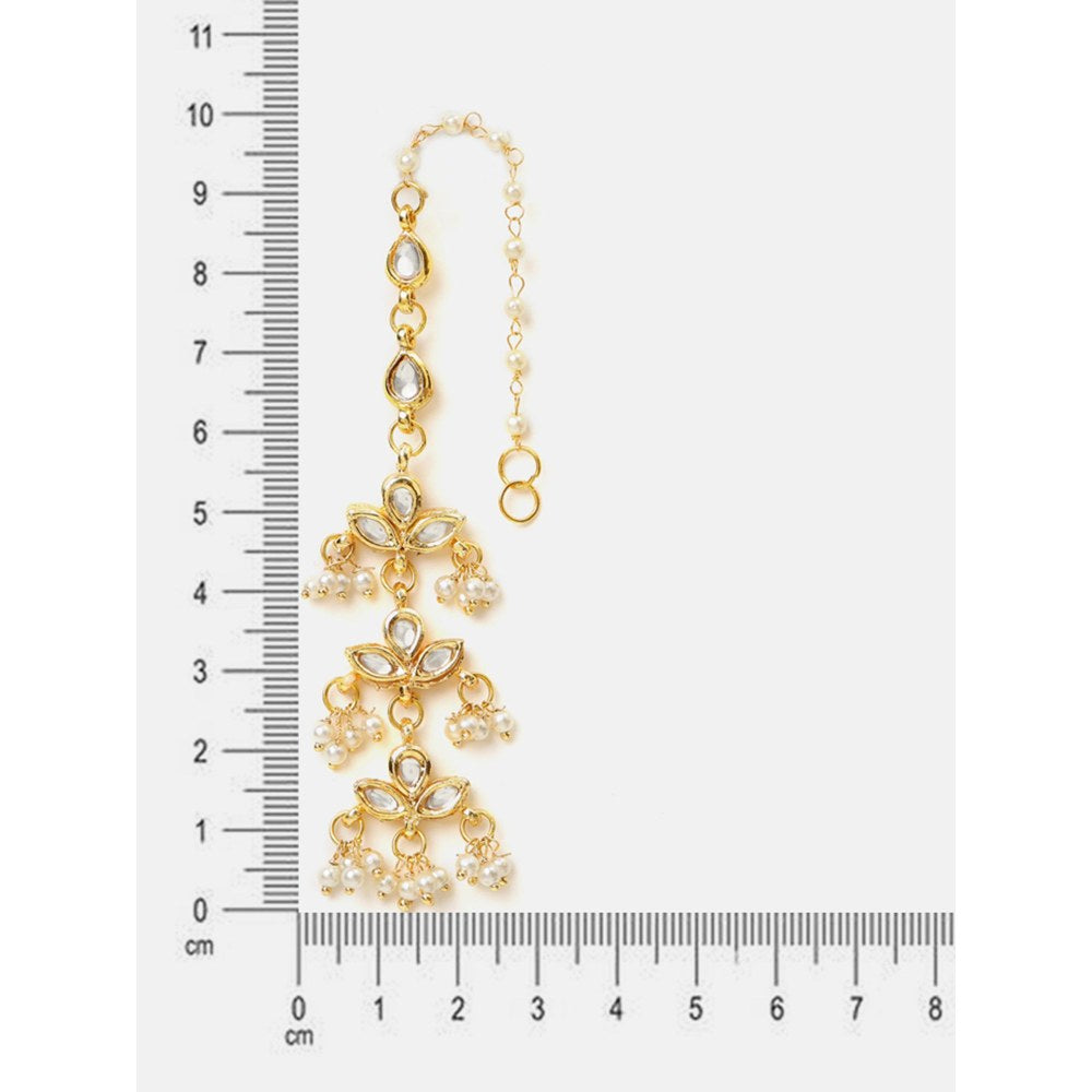 Ruby Raang Studio Chandani Moti Earrings