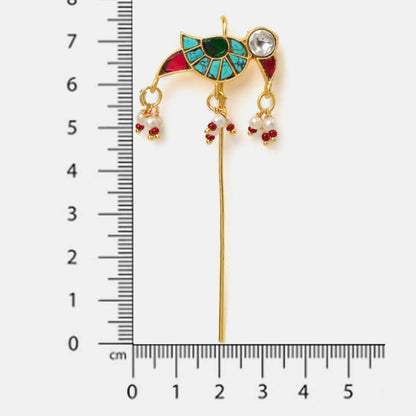 Ruby Raang Studio Multi-Color Kundan Ear Cuff