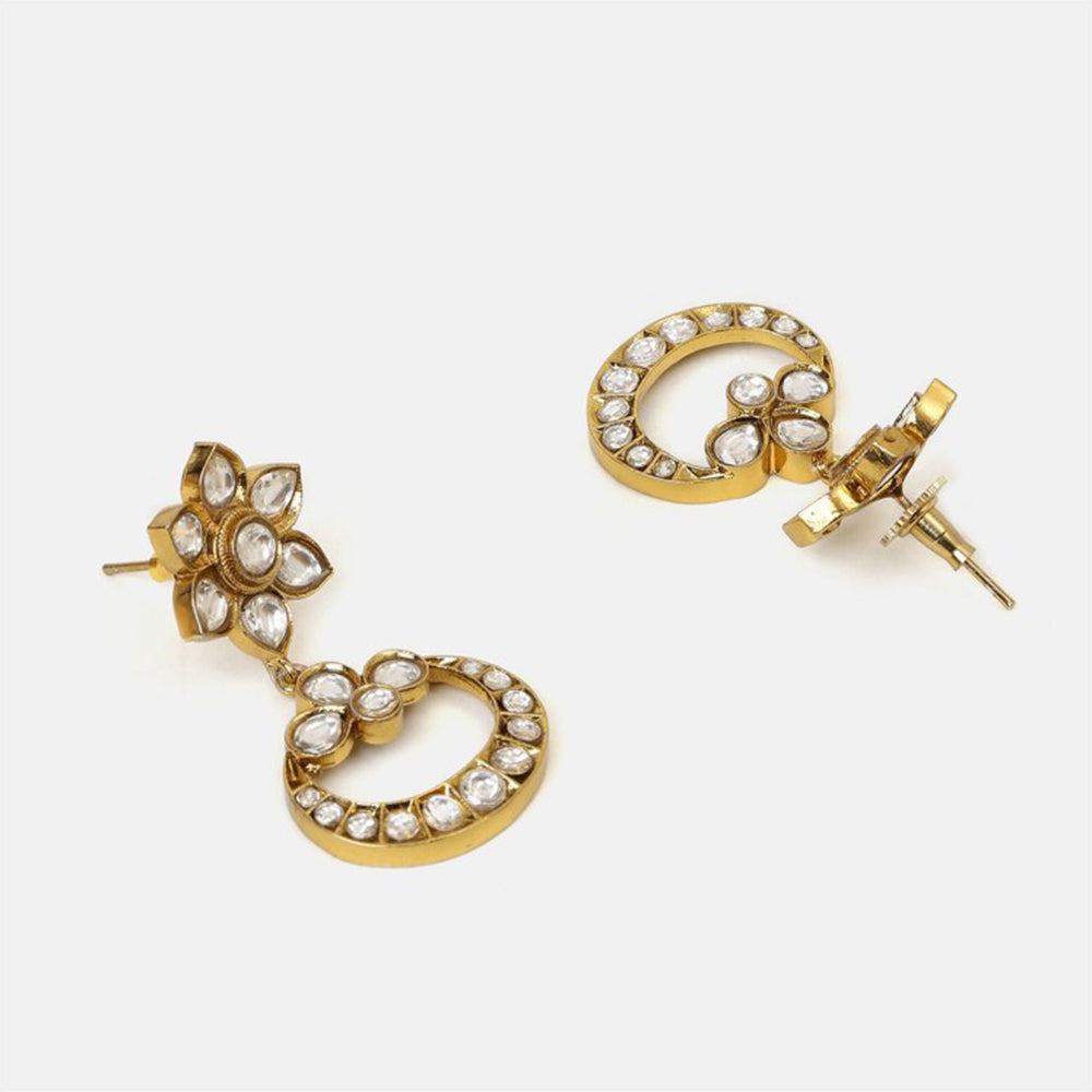 Ruby Raang Studio Chandni Kundan Necklace with Earrings