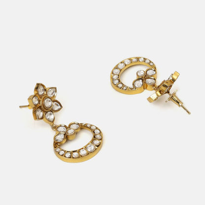 Ruby Raang Studio Chandni Kundan Necklace with Earrings
