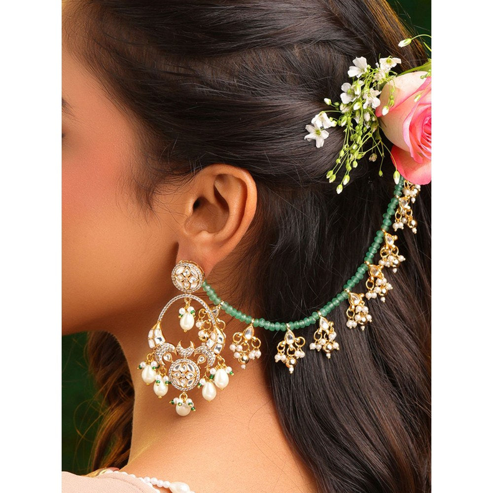 Ruby Raang Studio Saanjh Hara Ear Chain
