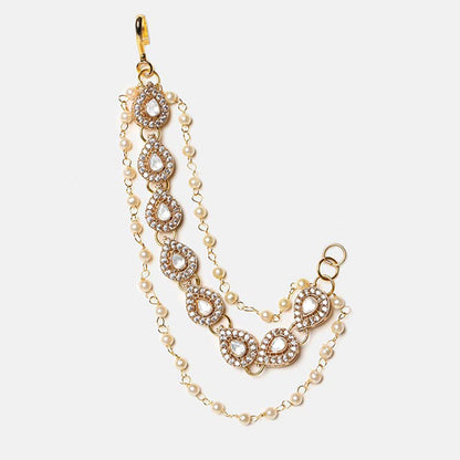 Ruby Raang Studio Gold Plated Ear Chain