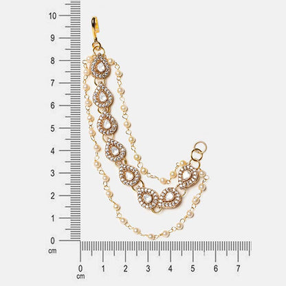 Ruby Raang Studio Gold Plated Ear Chain