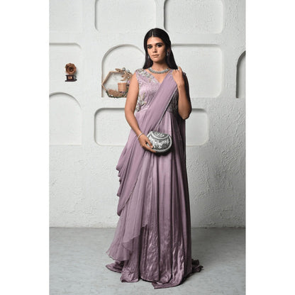 Ruhm Glistening Lilac Gown