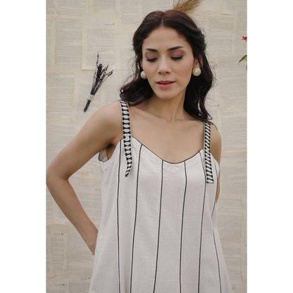 Ruhm Off White Anjea Dress