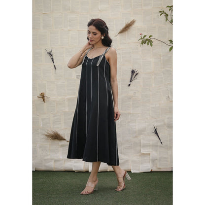 Ruhm Black Aarya Dress