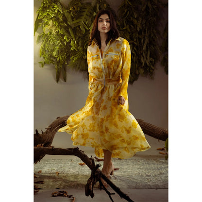Ruhm Marigold Essence: Eco-Printed Elegance
