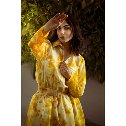 Ruhm Marigold Essence: Eco-Printed Elegance