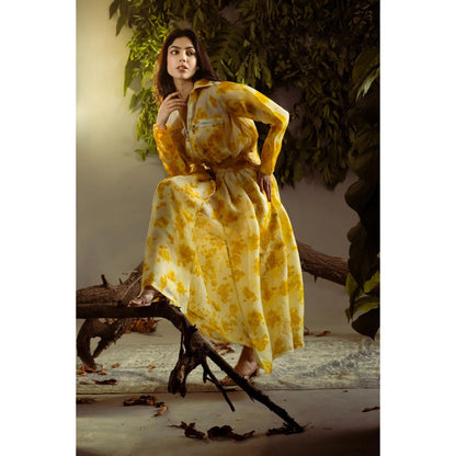 Ruhm Marigold Essence: Eco-Printed Elegance