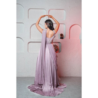 Ruhm Glistening Start Rail Gown