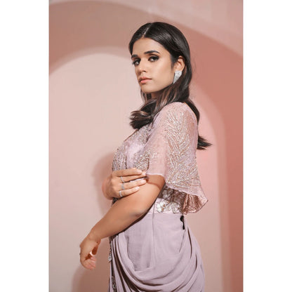 Ruhm Glistening Lilac Gown
