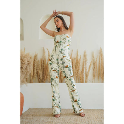 Ruhm White Nature Stroll Co-Ord (Set of 2)