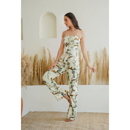 Ruhm White Nature Stroll Co-Ord (Set of 2)