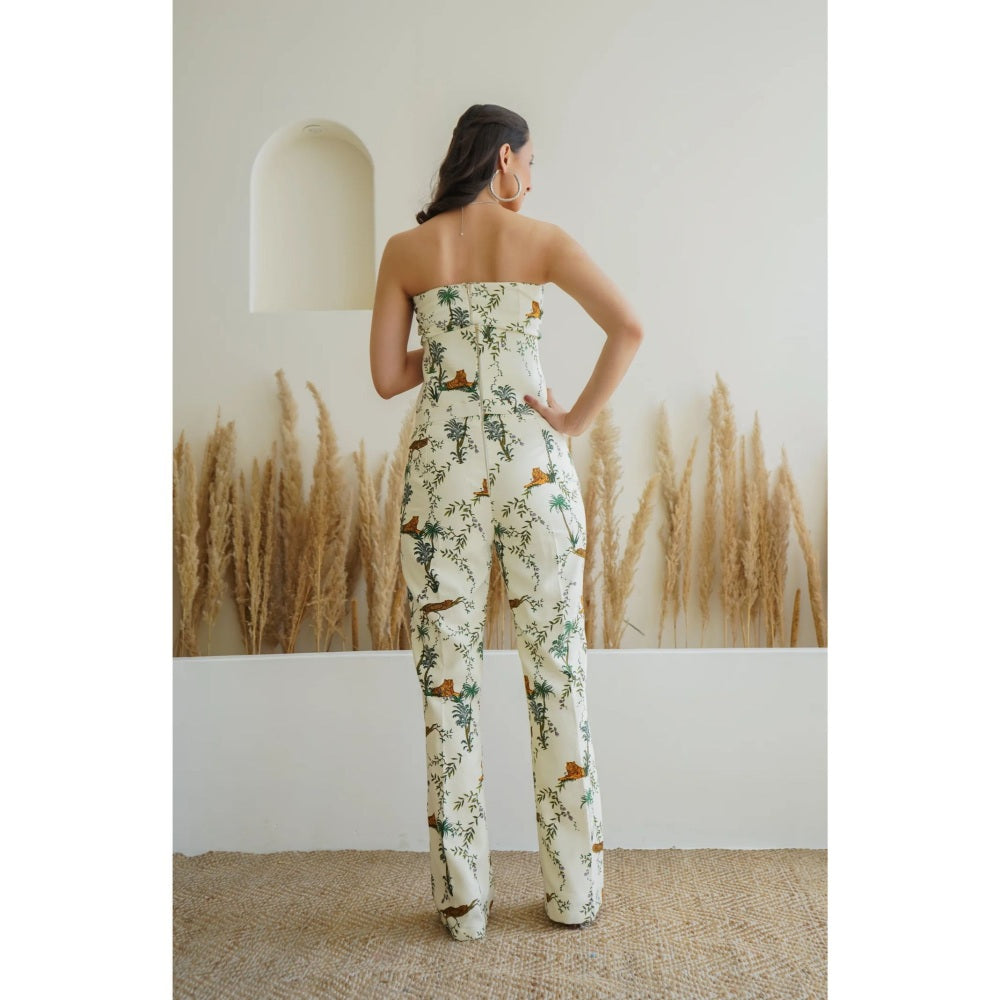 Ruhm White Nature Stroll Co-Ord (Set of 2)