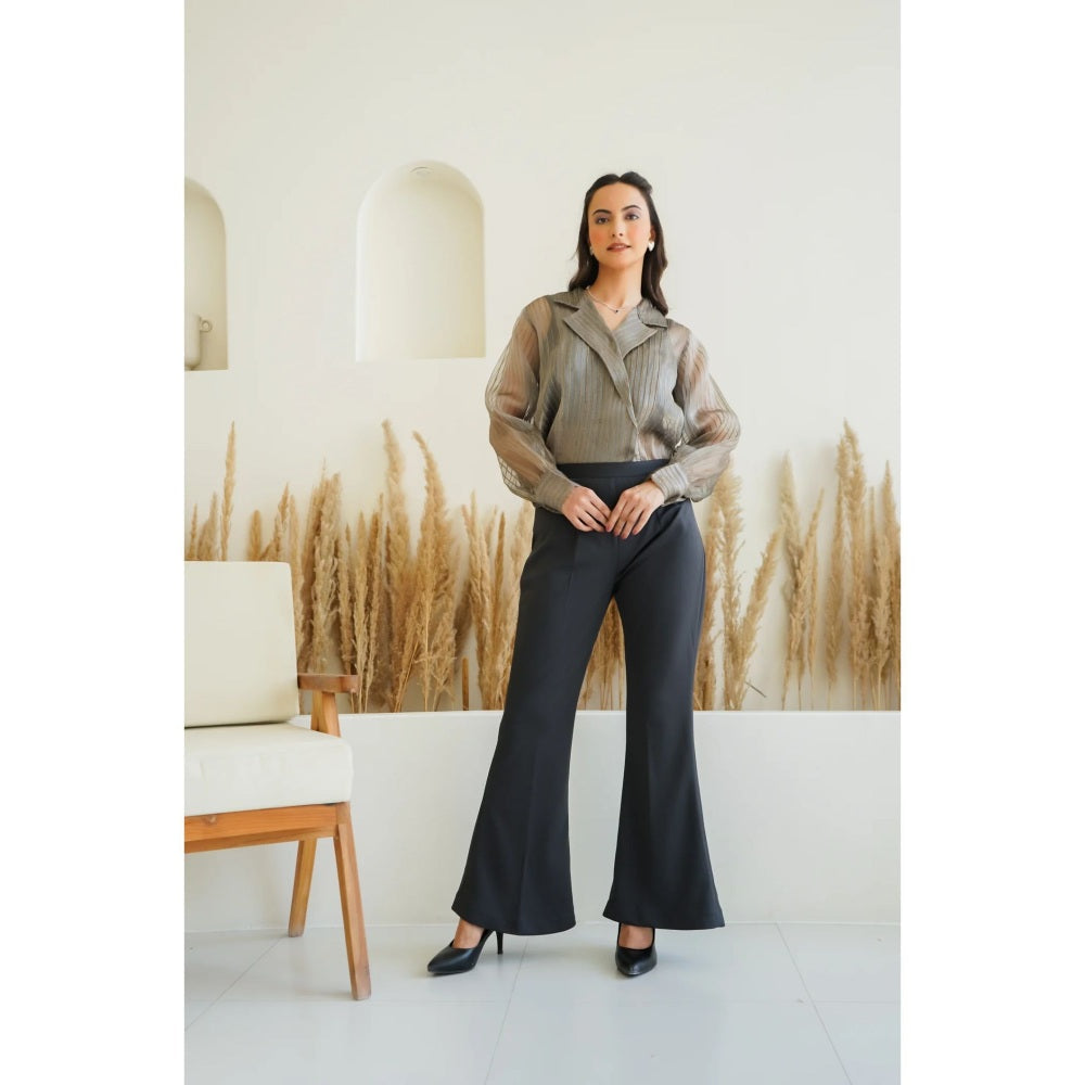 Ruhm Green Nature's Muse Bustier with Top and Pant (Set of 3)