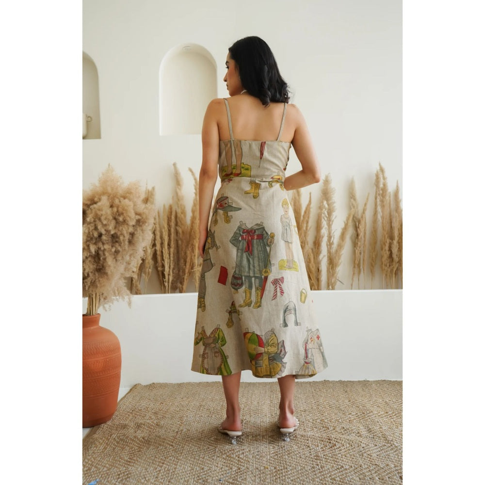 Ruhm Green Retro Darling Dress