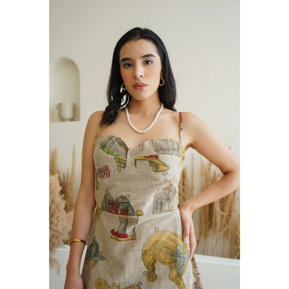 Ruhm Green Retro Darling Dress