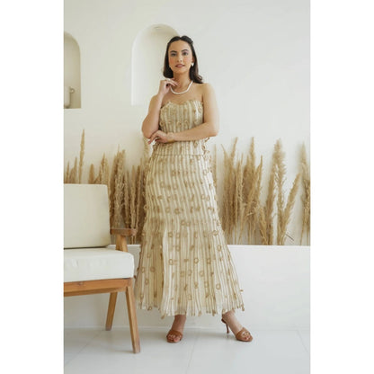 Ruhm Beige Pure Threads Dress