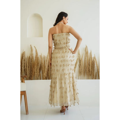 Ruhm Beige Pure Threads Dress