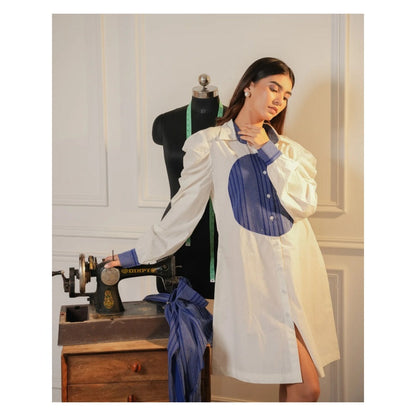 Ruhm White Circle Play Dress