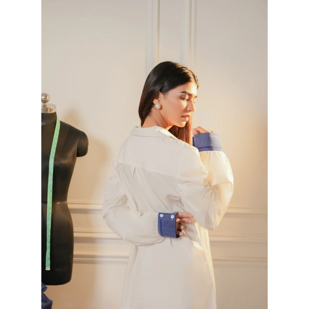 Ruhm White Circle Play Dress