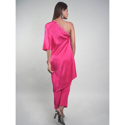 Rukinder Kumar Pink Fuschia Co-Ord (Set of 2)