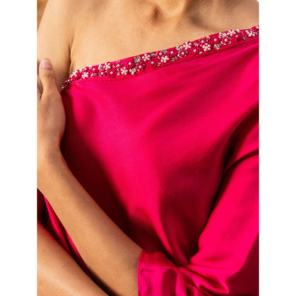 Rukinder Kumar Pink Fuschia Co-Ord (Set of 2)