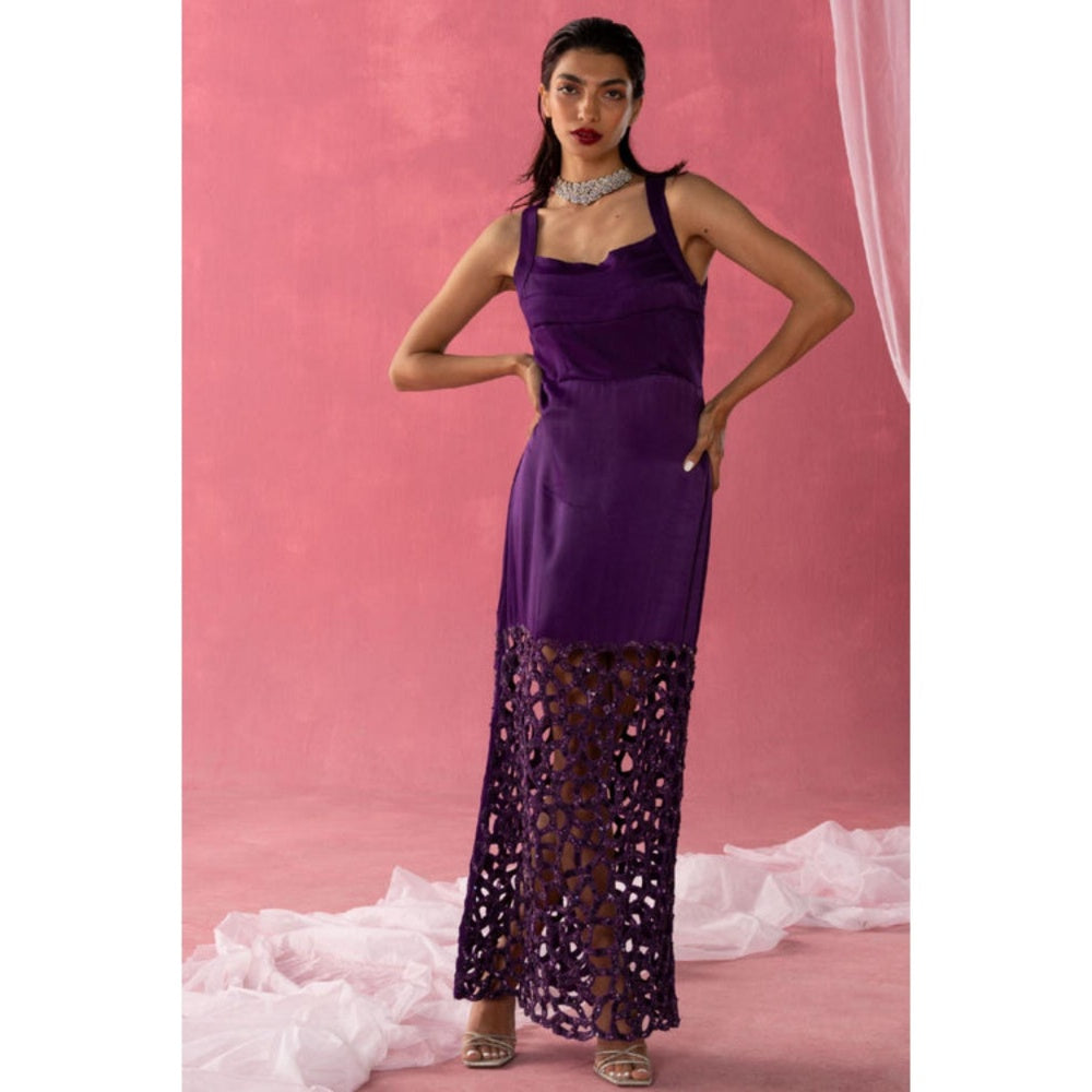 Rukinder Kumar Twilight Sequins Stunner Maxi Dress