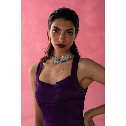 Rukinder Kumar Twilight Sequins Stunner Maxi Dress