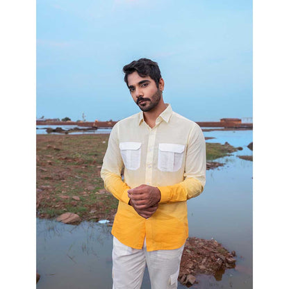 Runit Gupta Men Sun Burst Shirt