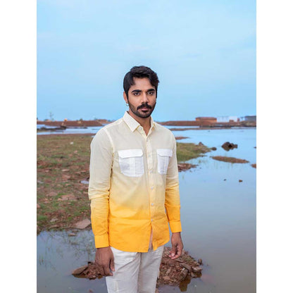 Runit Gupta Men Sun Burst Shirt