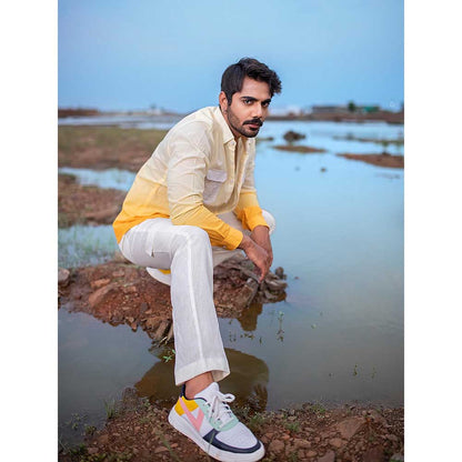 Runit Gupta Men Sun Burst Shirt