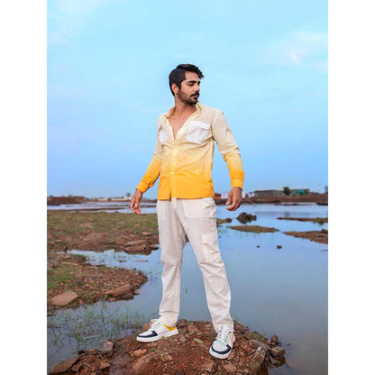 Runit Gupta Men Sun Burst Shirt