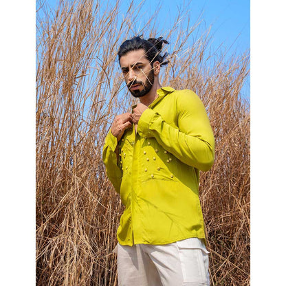 Runit Gupta Men Lime Slime Shirt