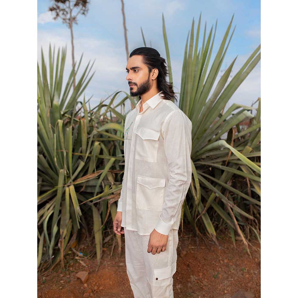 Runit Gupta Men Pastel Giraffe Shirt