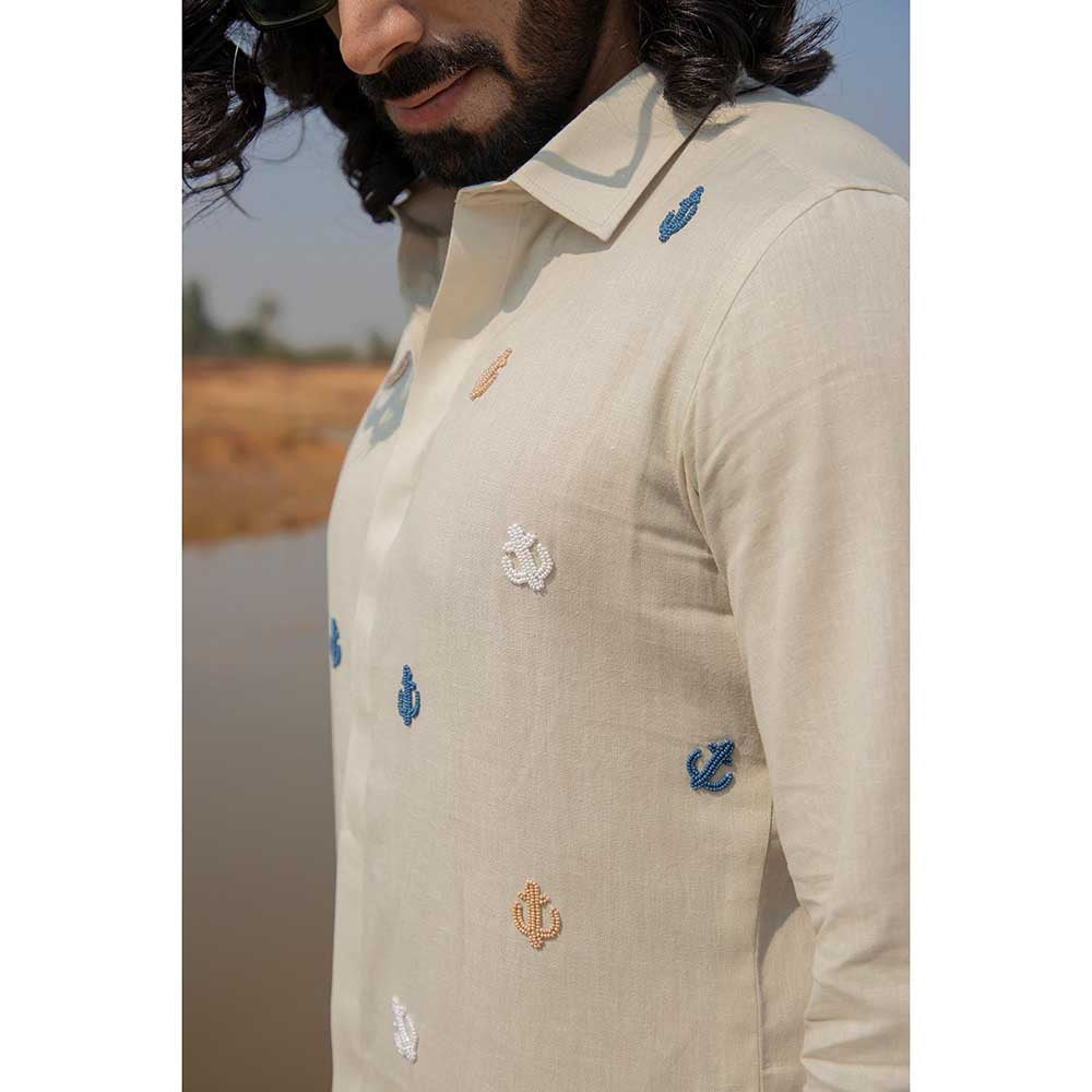 Runit Gupta Men Anchor Shore Shirt