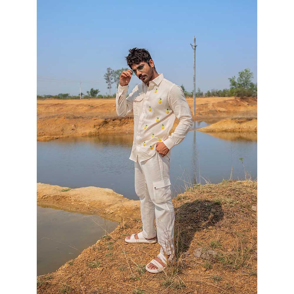 Runit Gupta Men Pinetuck Shirt