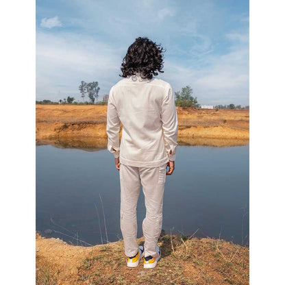 Runit Gupta Men Pocket Splash Shacket