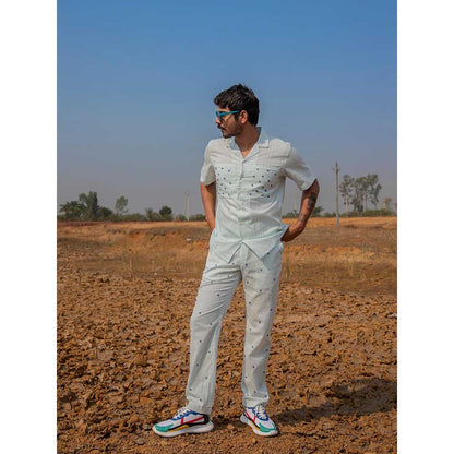 Runit Gupta Men Blue Blink Shirt