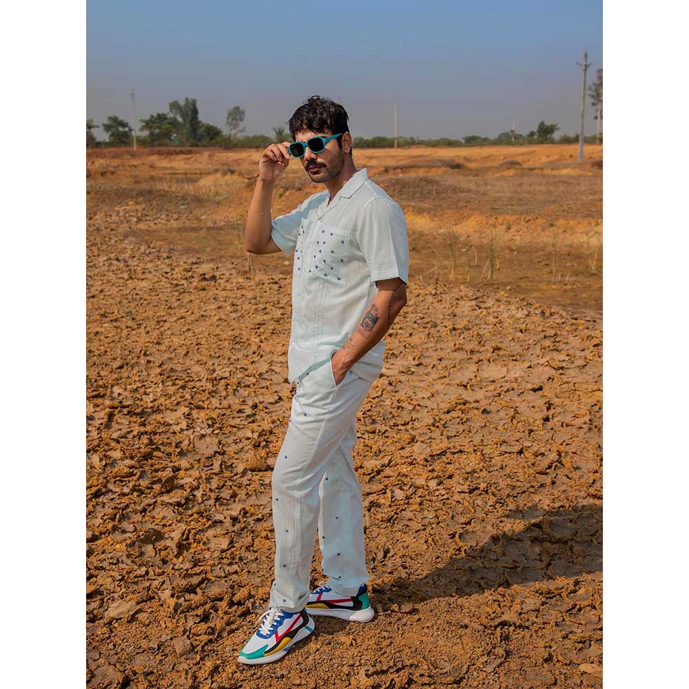 Runit Gupta Men Blue Blink Shirt