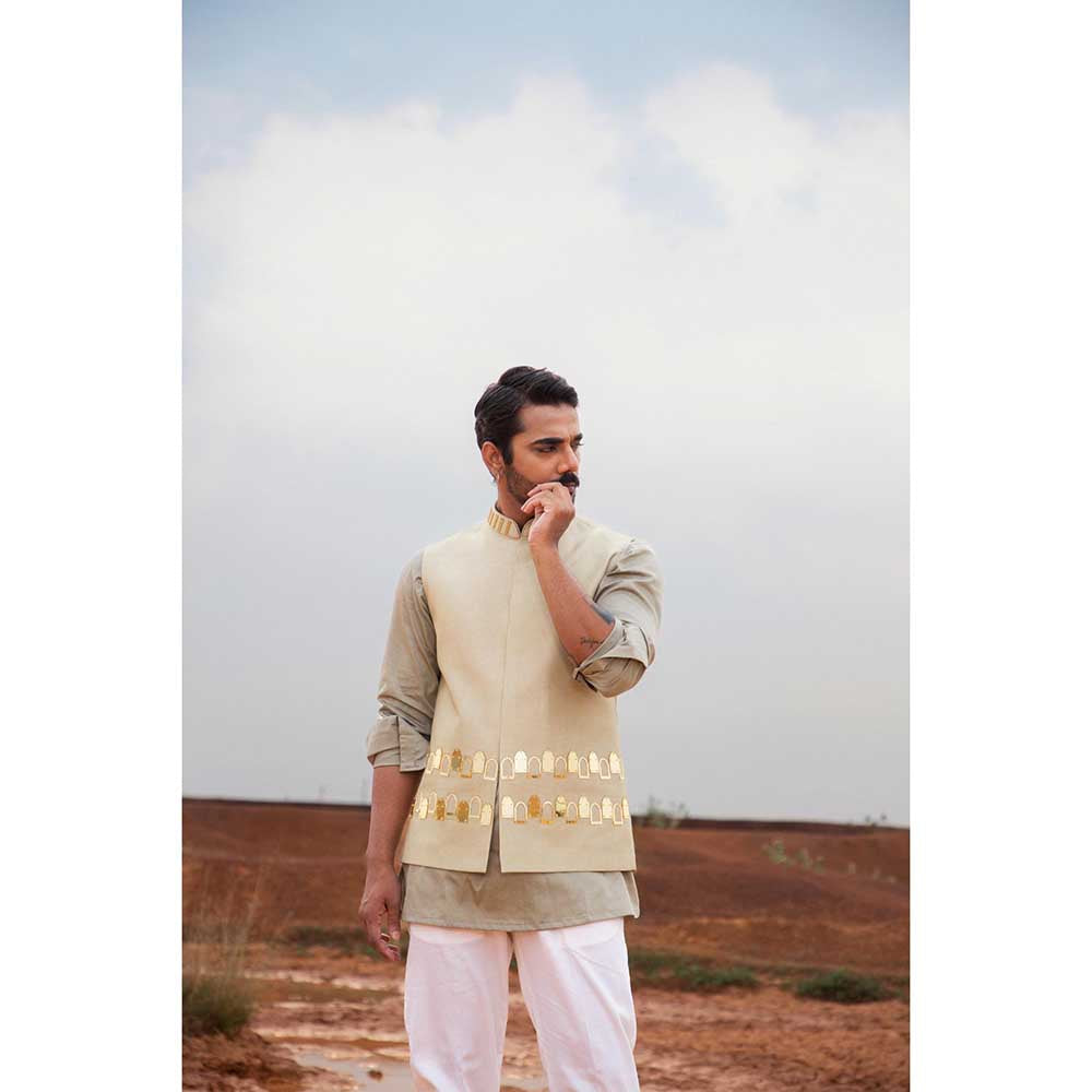 Runit Gupta Misty Khidki Bundi Jacket