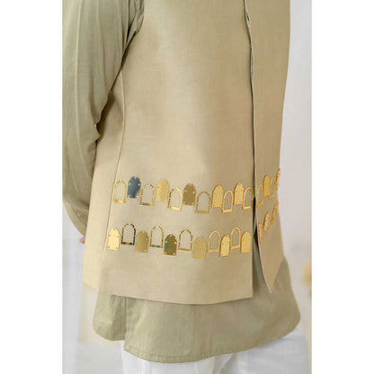 Runit Gupta Misty Khidki Bundi Jacket