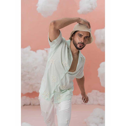 Runit Gupta White Dori Vacay Pant