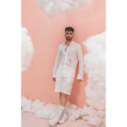 Runit Gupta White Fish Shirt