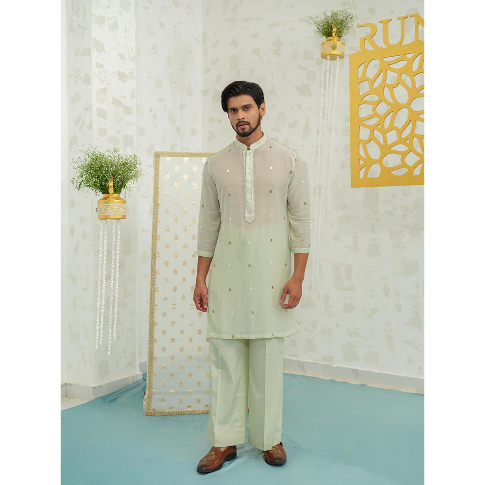 Runit Gupta Pista N.C. Kurta with Pyjama