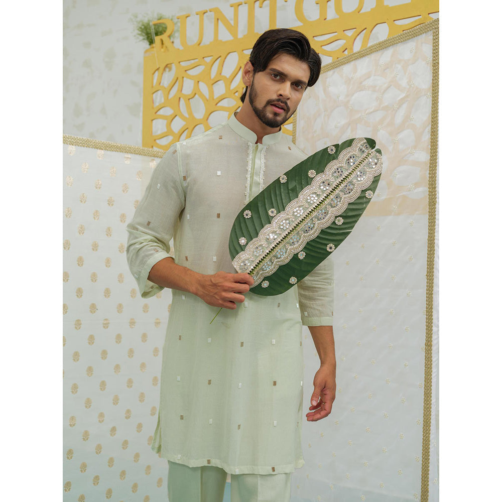 Runit Gupta Pista N.C. Kurta with Pyjama