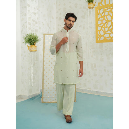 Runit Gupta Pista N.C. Kurta with Pyjama