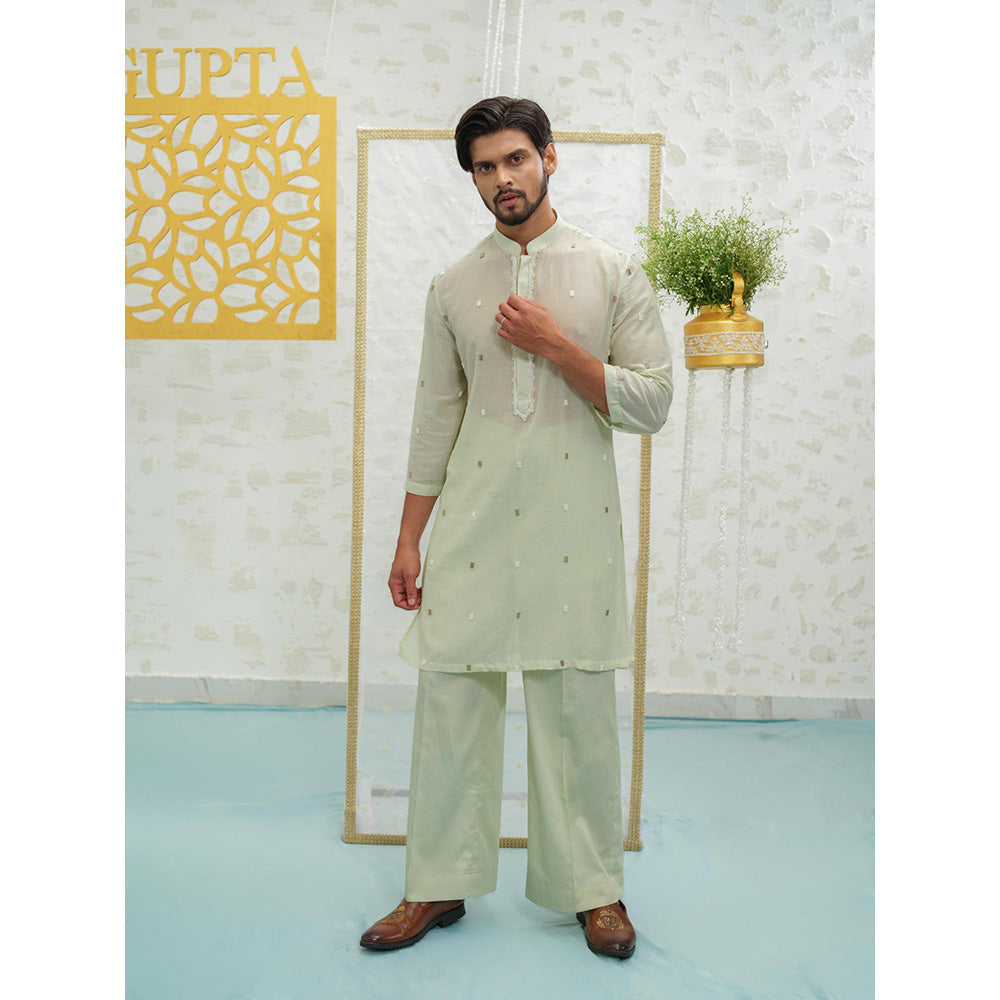 Runit Gupta Pista N.C. Kurta with Pyjama