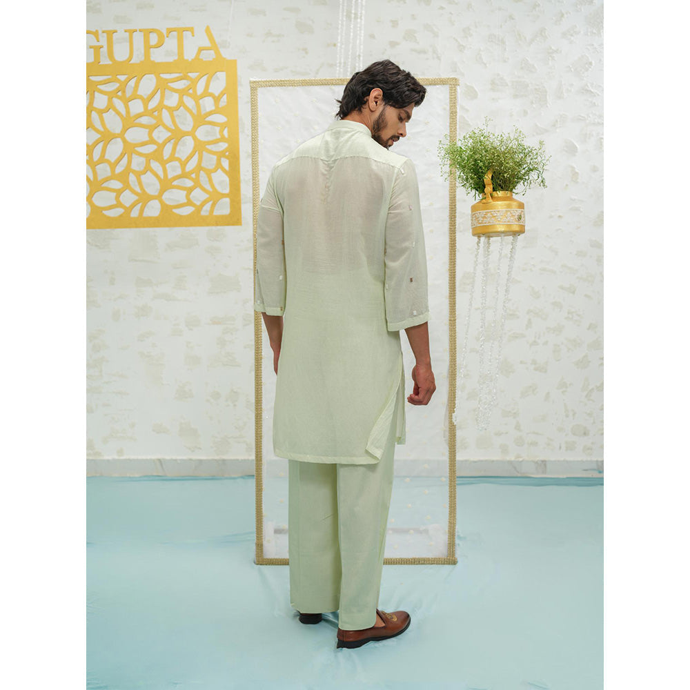 Runit Gupta Pista N.C. Kurta with Pyjama