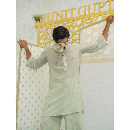 Runit Gupta Pista N.C. Kurta with Pyjama